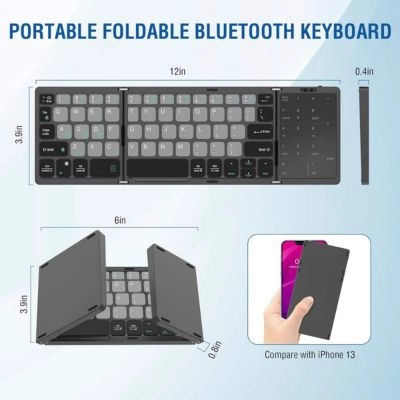 Foldable Keyboard With Touchpad, High quality