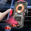 Mobile Phone Holder For Car with Wireless Charging (A6) - image 2