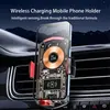 Mobile Phone Holder For Car with Wireless Charging (A6) - image 4