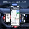 Mobile Phone Holder For Car with Wireless Charging (A6) - image 7