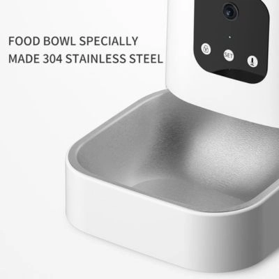 Automatic Cat Feeder Dispenser with Voice Interaction (5L)