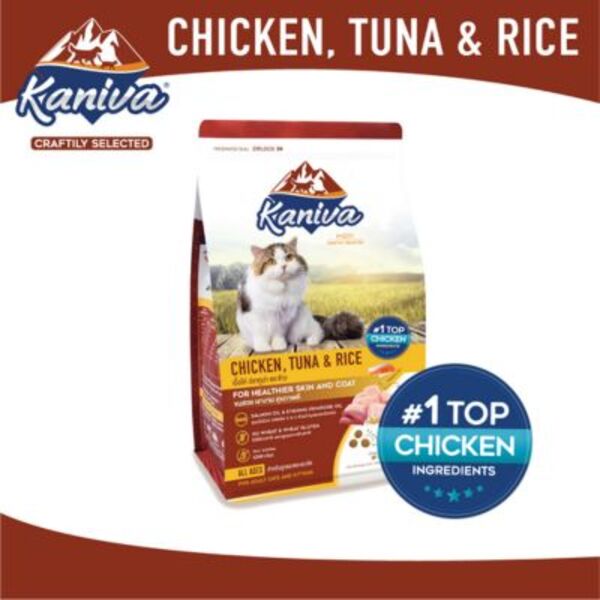 Kaniva Cat Food - Chicken, Tuna and Rice for All Ages (3.2kg)