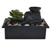 Tabletop Waterfall Decorative Desk Fountain with Soft Light - image 1