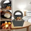 Tabletop Waterfall Decorative Desk Fountain with Soft Light - image 5