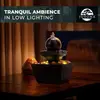 Tabletop Waterfall Decorative Desk Fountain with Soft Light - image 4
