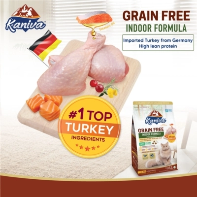 Kaniva Grain Free Cat Food Indoor Formula for All Ages (1.2kg)