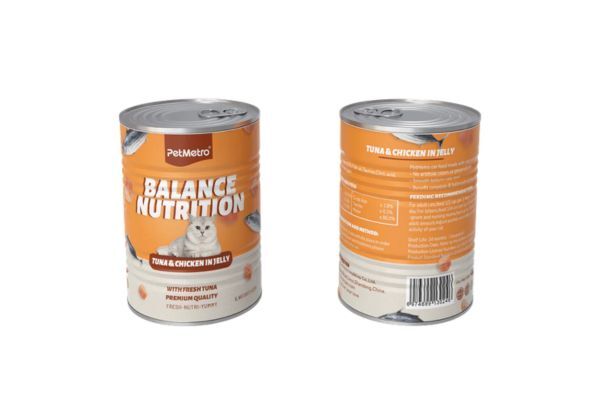 PetMetro Cat Can Food - Tuna & Chicken in Jelly (430g)