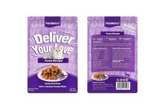 PetMetro Human Grade Cat Pouch - Tuna Recipe in Gravy (85g)