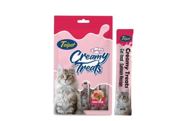 Taipet Creamy Cat Treats Salmin Recipe (5x15g)