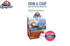 Kaniva Cat Food Skin & Coat Tuna, Ocean Fish & Rice for All Ages (370g)